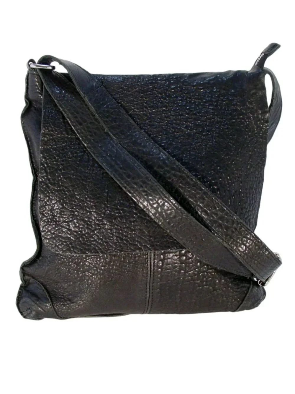 MAXON COLLECTION $249 Texas Nappa Leather Messenger Crossbody Bag -Made in ITALY - Picture 5 of 9